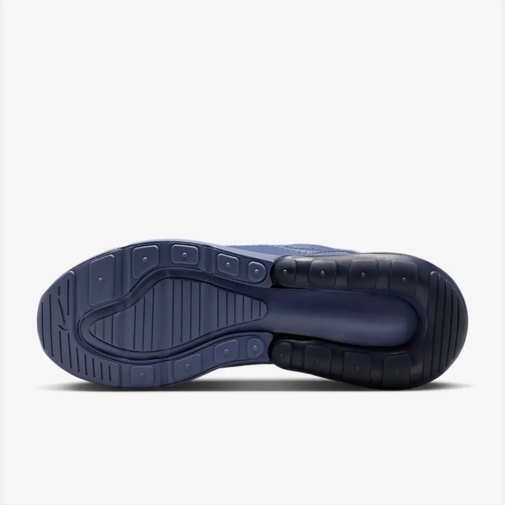 Women's Bling Nike Air Max 270 Navy Blue Sneakers made with Swarovski Crystals